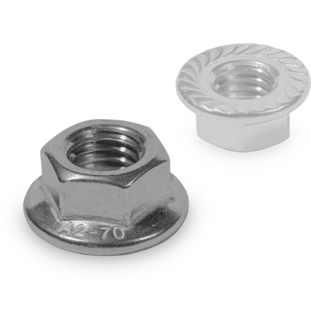 Picture of K2 | 1000043 | Hexagon Flange nut with serration M8