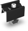 Picture of K2 | 2002589 | Universal End Clamp OneEnd, black anodized